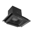 hindware Zinnia 75cm 1300m3/hr Ducted Auto Clean Wall Mounted Chimney with Motion Sensor (Black)_4