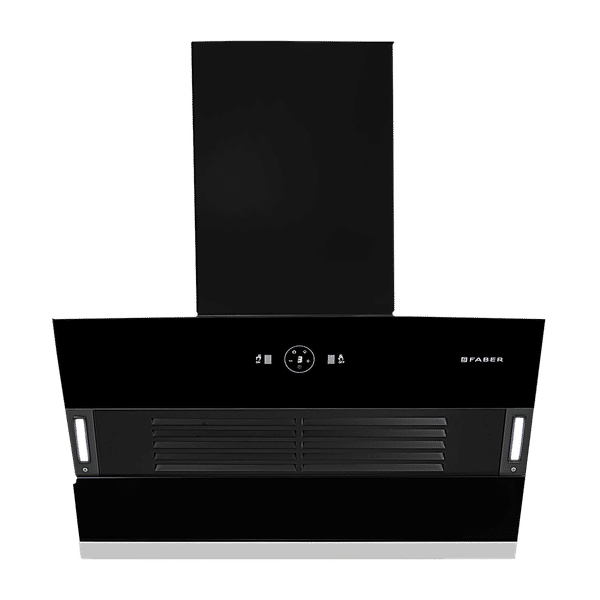 Faber Hood Vertigo 75cm 1200m3/hr Ducted Auto Clean Wall Mounted Chimney with Filterless Technology (Black)_1
