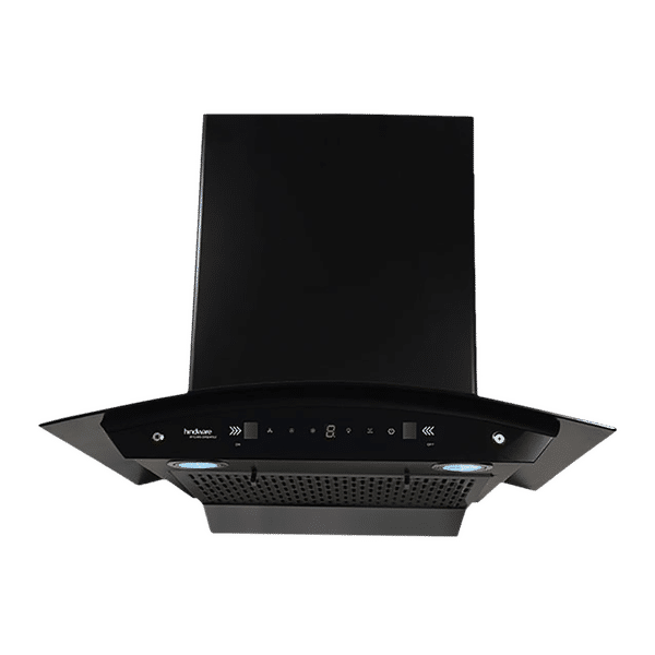 hindware Chromia 90cm 1200m3/hr Ducted Auto Clean Wall Mounted Chimney with Touch Control (Black)_1