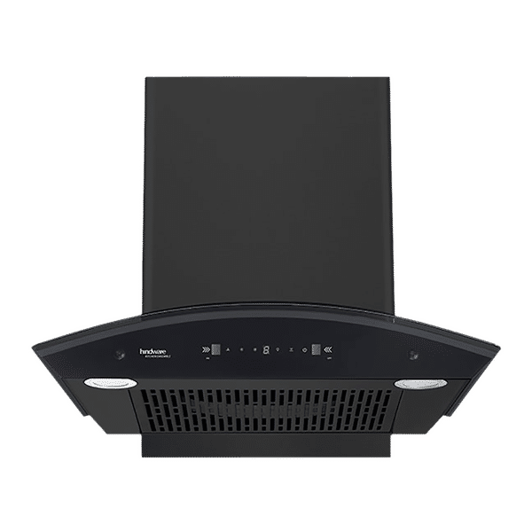 hindware Chromia 60cm 1200m3/hr Ducted Auto Clean Wall Mounted Chimney with Touch Control (Black)_1