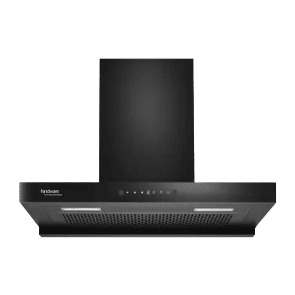 hindware Darcia 75cm 1200m3/hr Ducted Auto Clean Wall Mounted Chimney with Motion Sensor (Black)_1