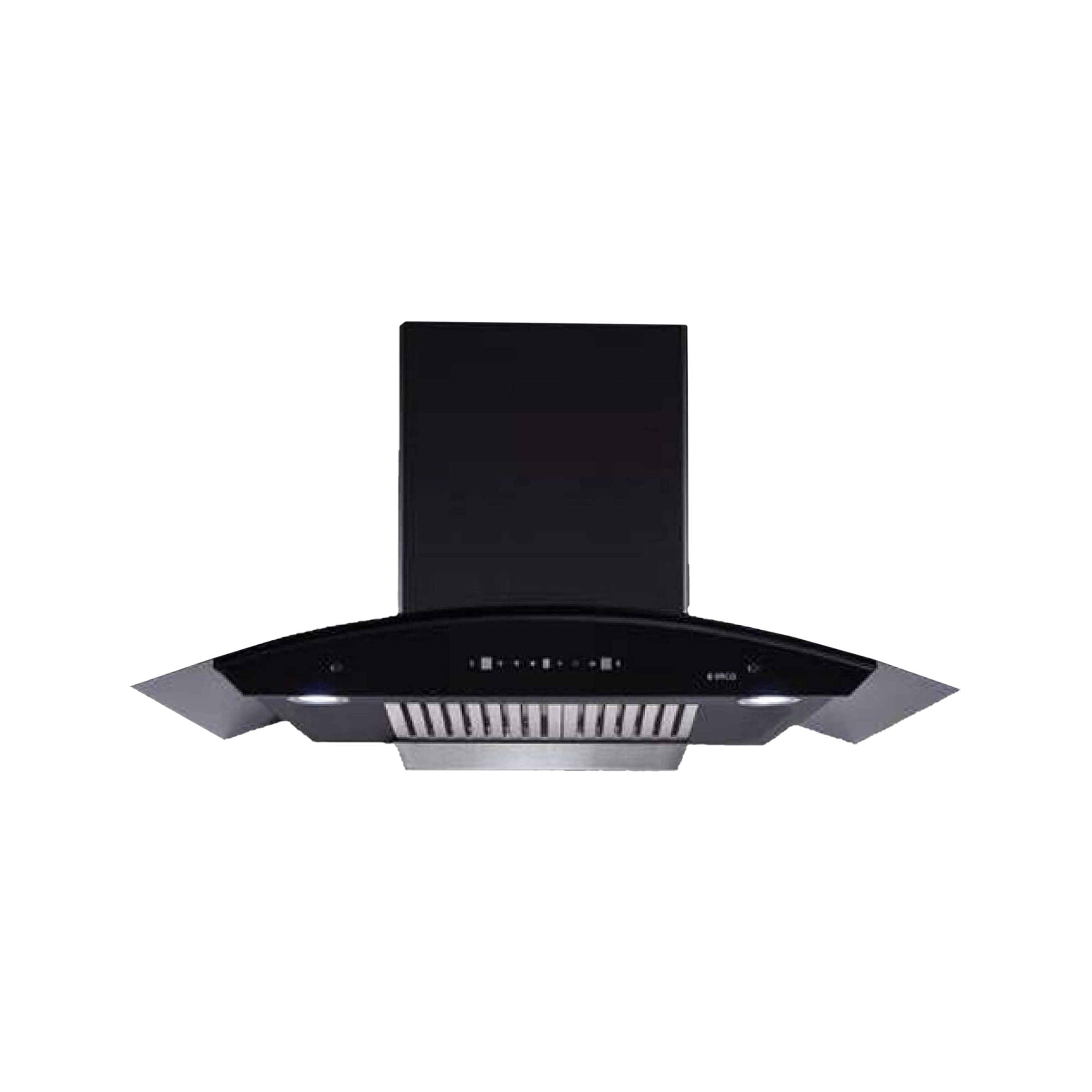 elica BFCG 900 HAC LTW MS NERO 90cm 1350m3/hr Ducted Auto Clean Wall Mounted Chimney with Touch Control Panel (Black)