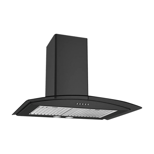KAFF FLO BF 60cm 1000m3/hr Ducted Wall Mounted Chimney with Soft Push Button Control (Black)_1