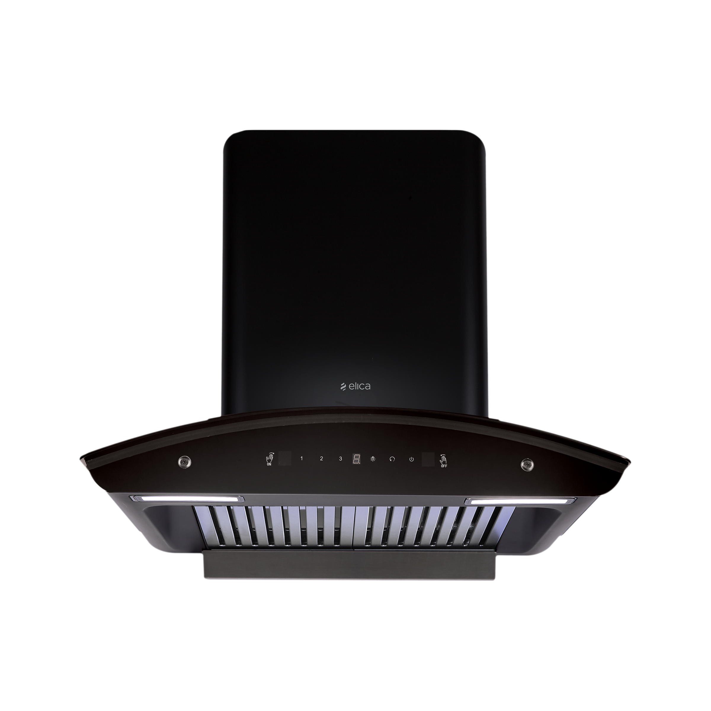 elica BFCG PLUS 600 HAC LTW MS NERO 60cm 1500m3/hr Ducted Auto Clean Wall Mounted Chimney with Motion Sensor (Black)