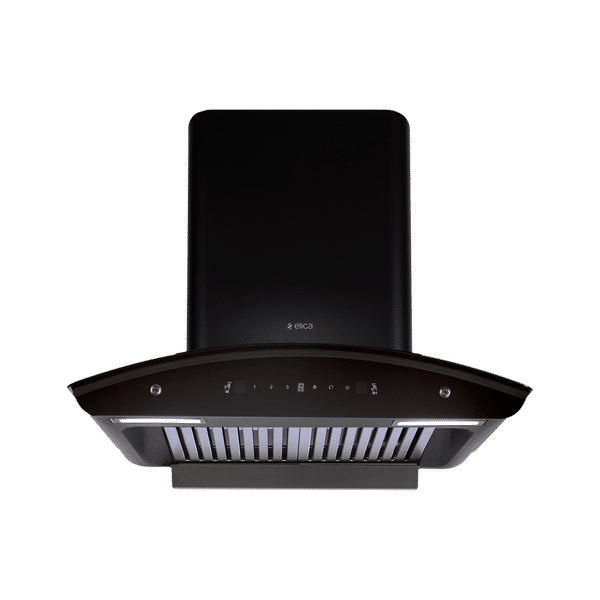 elica BFCG PLUS 600 HAC LTW MS NERO 60cm 1500m3/hr Ducted Auto Clean Wall Mounted Chimney with Motion Sensor (Black)_1