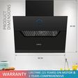 elica EFL 107 HAC LTW VMS 60 60cm 1350m3/hr Ducted Auto Clean Wall Mounted Chimney with Touch Control Panel (Black)_4