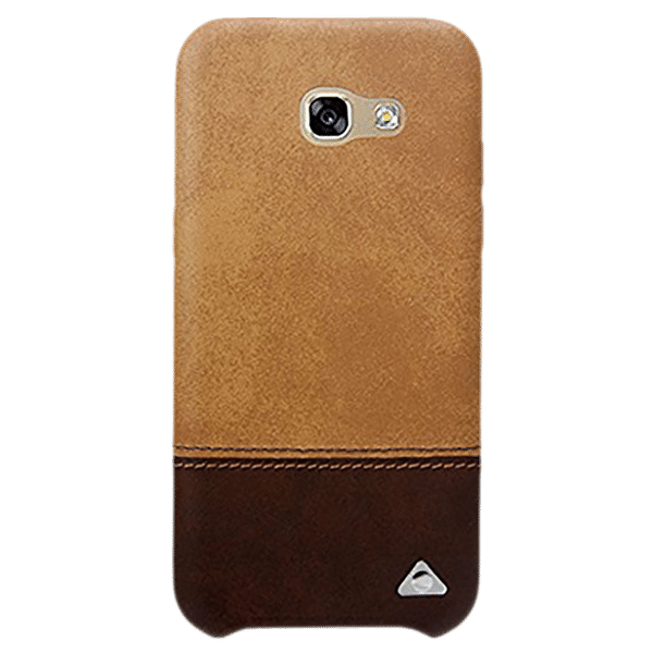 stuffcool Vogue Hard ‎Faux Leather Back Cover for SAMSUNG Galaxy A5 (Soft Inner Lining, Dark Brown & Light Brown)_1