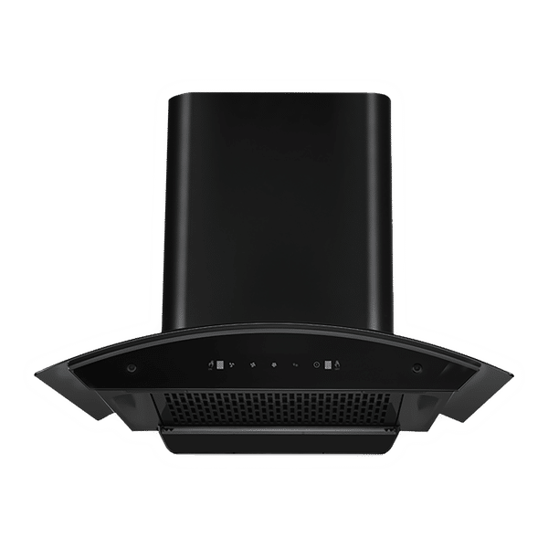 Kutchina Romania 75cm 1250m3/hr Ducted Auto Clean Wall Mounted Chimney with Wave Sensor (Black)_1
