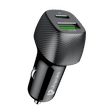 ultraprolink Mach 38W Type A & Type C 2-Port Car Charger (Type C to Lightning Cable, Qualcomm Quick Charge 3.0, Black)_4