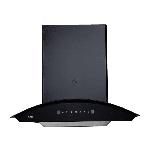 KAFF PRIMA TX DHC 75cm 1180m3/hr Ducted Auto Clean Wall Mounted Chimney with Thermostatic Touch Control Panel (Black)_1