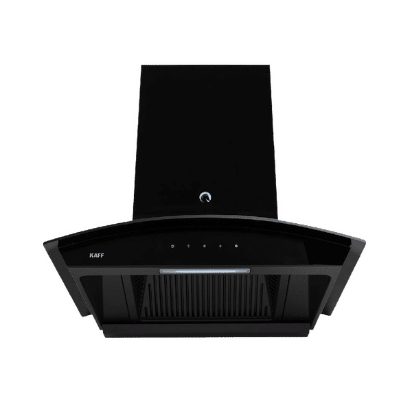 KAFF VASCO DHC 90cm 1250m3/hr Ducted Auto Clean Wall Mounted Chimney with 3 Speed Gesture Motion (Black)_1