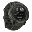 GARMIN Instinct 2X Solar Smartwatch with Activity Tracker (27mm, Monochrome Display, 10ATM Water Resistant, Moss Strap)_4