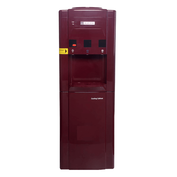 Blue Star Hot, Cold and Normal Top Load Water Dispenser with Cooling Cabinet (Maroon)_1