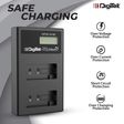 DigiTek Platinum DPUC 014D (LCD MU) Fast Camera Battery Charger for FZ100 (2-Ports, Over Voltage Protection)_3