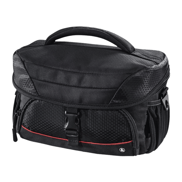 hama Pittsburgh Water Resistant Shoulder Camera Bag for DSLR (Tripod Holder, Black)_1