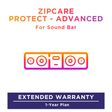 ZipCare Protect - Advanced 1 Year for Sound Bar (Rs. 75000 - Rs. 100000)_1