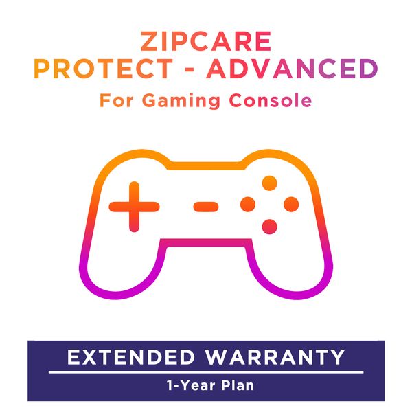 ZipCare Protect - Advanced 1 Year for Gaming Console (Rs. 30000 - Rs. 40000)_1