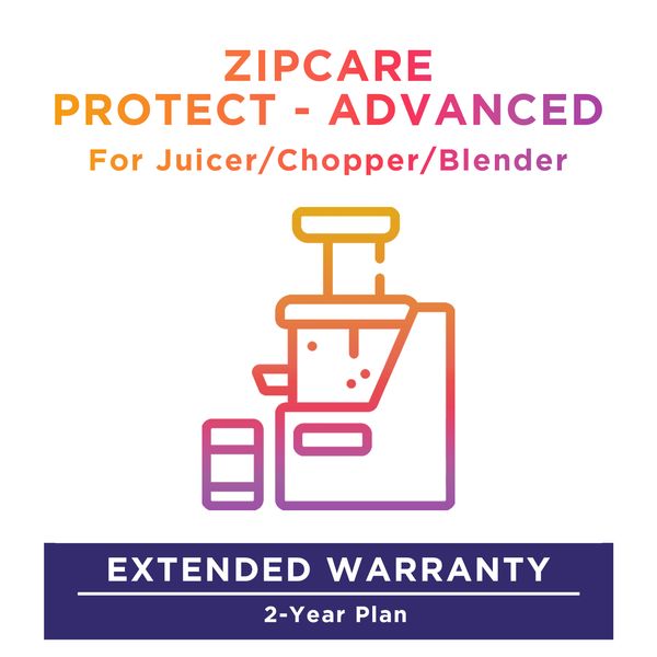 ZipCare Protect - Advanced 2 Year for Juicer / Chopper / Blender (Rs. 15000 - Rs. 20000)_1