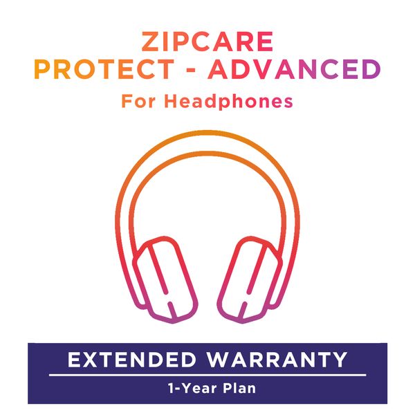 ZipCare Protect - Advanced 1 Year for Earphones/Headphones (Rs. 0 - Rs. 2500)_1