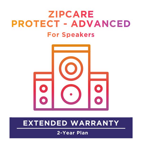 ZipCare Protect - Advanced 2 Year for Speakers (Rs. 75000 - Rs. 100000)_1