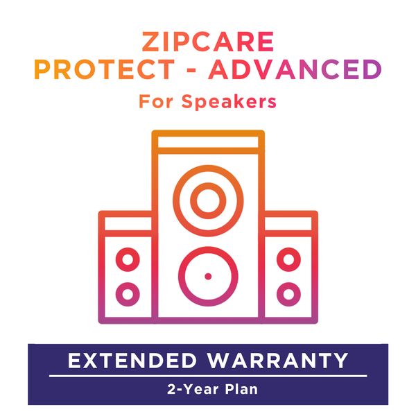 ZipCare Protect - Advanced 2 Year for Speakers (Rs. 0 - Rs. 5000)_1