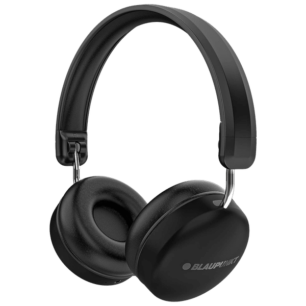 Blaupunkt BH51 Bluetooth Headphone with Mic (HD Sound, On Ear, Black)_1