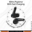 Blaupunkt BTW07 TWS Earbuds with Environmental Noise Cancellation (IPX5 Water Resistant, Fast Charging, Black)_2