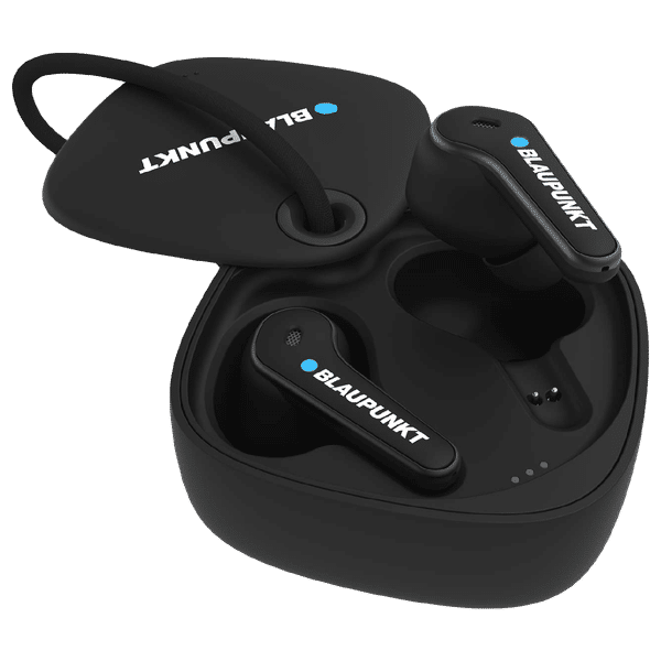 Blaupunkt BTW07 TWS Earbuds with Environmental Noise Cancellation (IPX5 Water Resistant, Fast Charging, Black)_1