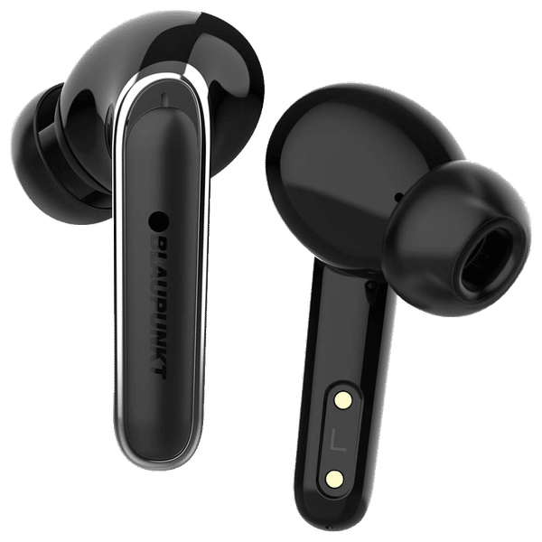 Blaupunkt BTW100 TWS Earbuds with Environmental Noise Cancellation (IPX5 Water Resistant, TurboVolt Charging, Black)_1