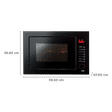 KAFF KMW8A 25L Built-in Microwave Oven with Multi Programming Mode (Black)_2