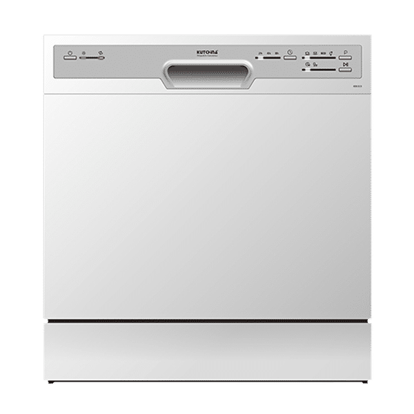 Kutchina KEN ECO 8 Place Settings Free Standing Dishwasher with Delay Function (White)_1