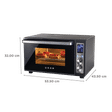 USHA Calypso 30L Oven Toaster Grill with Motorized Rotisserie (Black)_2