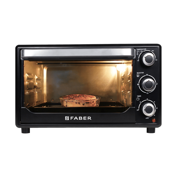 FABER FOTG 24L Oven Toaster Grill with Motorized Rotisserie (Black)_1