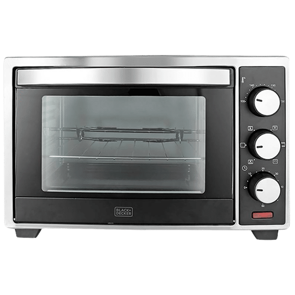 BLACK+DECKER 19L Oven Toaster Grill with Rotisserie & Convection Function (Silver/Grey)_1