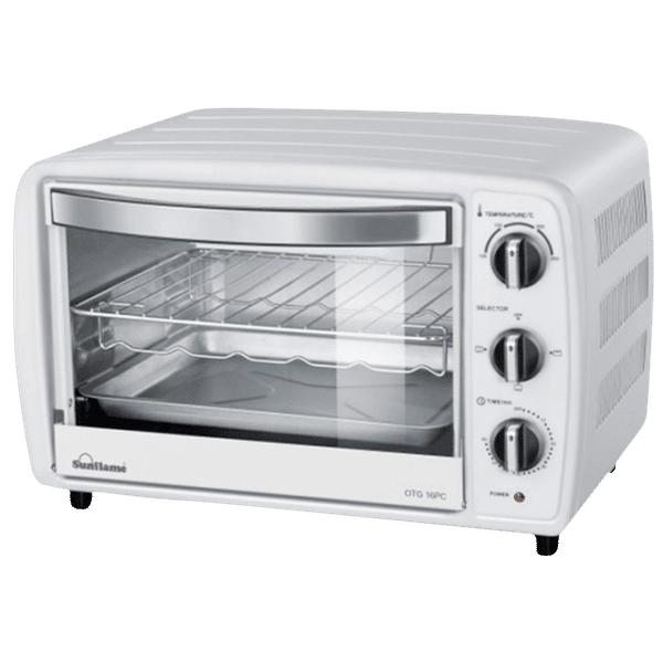 Sunflame 16 PC 16L Oven Toaster Grill with Thermostatic Temperature Control Function (White)_1