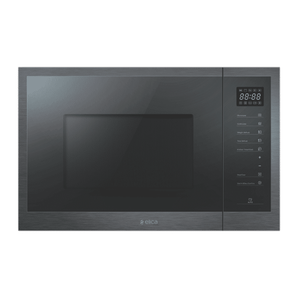 elica EPBI MWO G25 NERO INOX 25L Built-in Microwave Oven with 8 Autocook Menus (Black)_1