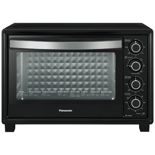 Panasonic 38L Oven Toaster Grill with Motorized Rotisserie (Black)_1