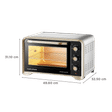 morphy richards 30RCSS LuxeChef 30L Oven Toaster Grill with Rotisserie & Convection Function (Gold)_2