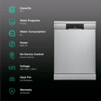 IFB Neptune SX2 16 Place Settings Free Standing Dishwasher with Hot Water Wash (Pearl Grey)_3