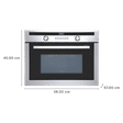 elica EPBI COMBO OVEN TRIM 44L Built-in Microwave Oven with 13 Autocook Menus (Stainless Steel)_2