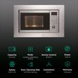 FABER FBIMWO SG 20L Built-in Convection Microwave Oven with 10 Autocook Menus (Stainless Steel)_3
