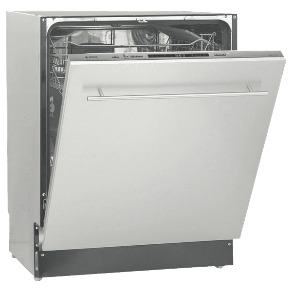 elica WQP12-7713M 14 Place Settings Built-in Dishwasher with Hidden Heating Element (Stainless Steel)_1