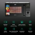 IFB 20BC5 20L Inverter Convection Microwave Oven with 71 Autocook Menus (Black)_3