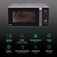 LG 28L Convection Microwave Oven with Intellowave Technology (Black)_3