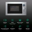 KAFF KB4A 28L Built-in Microwave Oven with Autocook Menus (Silver)_3