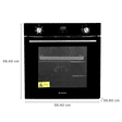 FABER FBIO 6F AF BK 83L Built-in Microwave Oven with Anti Scalding Cold Door Technology (Black)_2