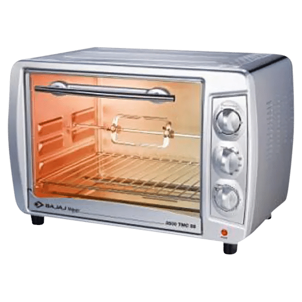 BAJAJ Majesty 3500 TMCSS 35L Oven Toaster Grill with Motorized Rotisserie (Silver)_1