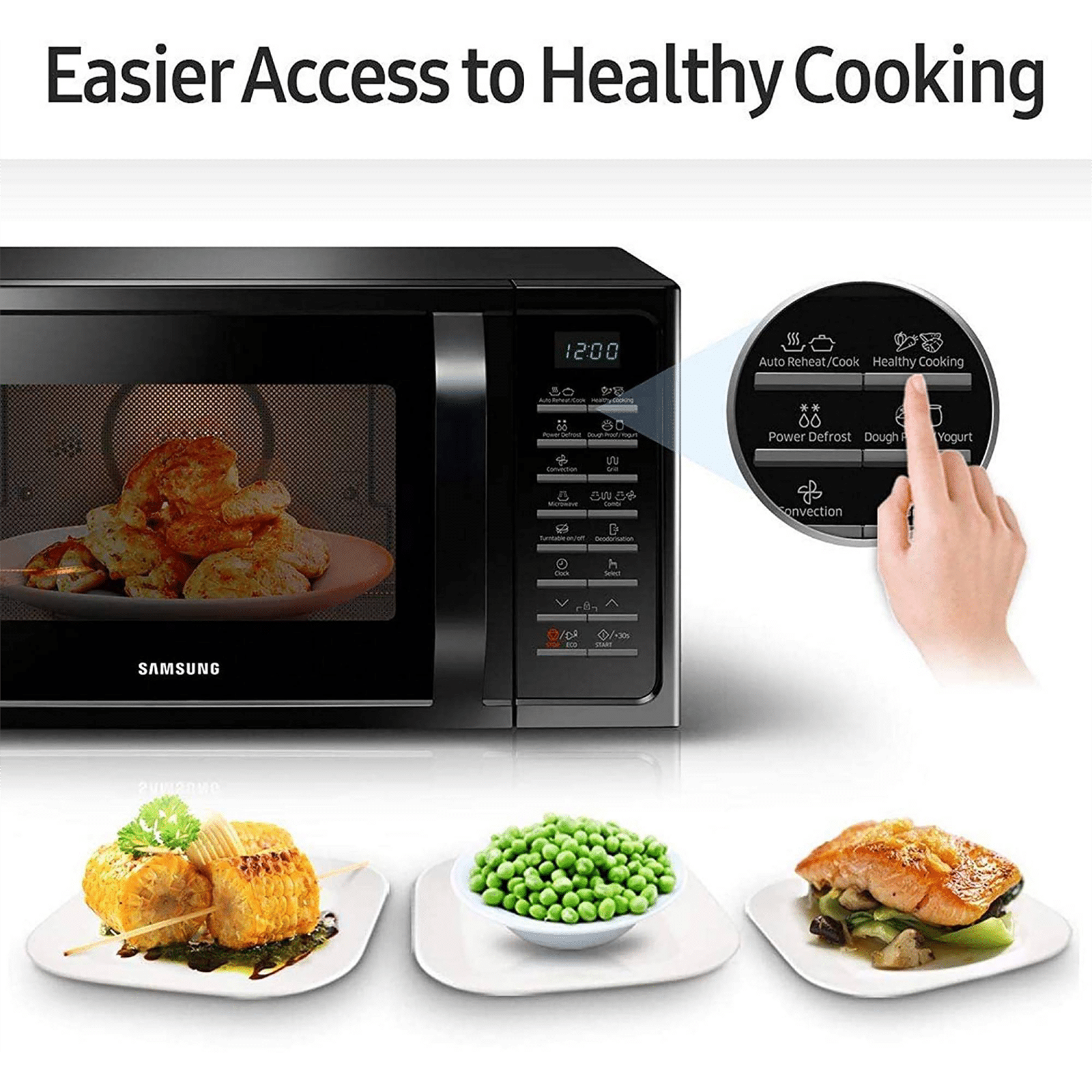 Buy SAMSUNG 28L Convection Microwave Oven with Quartz Convection Heater ...