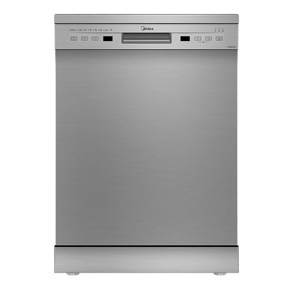 Midea TORRINO 13 Place Settings Free Standing Dishwasher with Intensive Wash Sanitization (Silver)_1