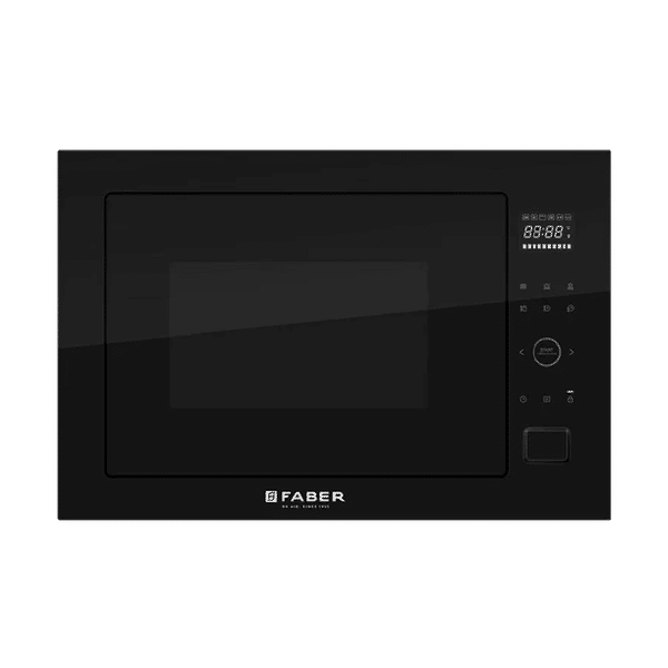 FABER FBIMWO CGS BK 25L Built-in Microwave Oven with 10 Autocook Menus (Black)_1